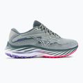 Moteriški bėgimo bateliai Mizuno Wave Rider 27 pearl blue/white/highvpink 2