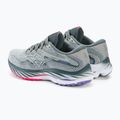 Moteriški bėgimo bateliai Mizuno Wave Rider 27 pearl blue/white/highvpink 5