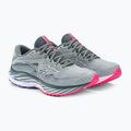 Moteriški bėgimo bateliai Mizuno Wave Rider 27 pearl blue/white/highvpink 6