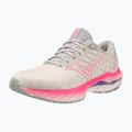 Moteriški bėgimo bateliai Mizuno Wave Inspire 19 snow white/ hi vis pink/ purple punch 8