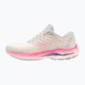 Moteriški bėgimo bateliai Mizuno Wave Inspire 19 snow white/ hi vis pink/ purple punch 9