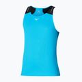 Vyriškas bėgimo marškinėlis Mizuno DryAeroFlow Tank hawaiian ocean/black