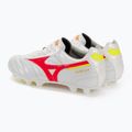 Vyriški futbolo bateliai Mizuno Morelia II Elite MD white/flery coral2/bolt2 3