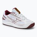 Moteriški tinklinio bateliai Mizuno Cyclone Speed 4 white/cabermet/mp gold