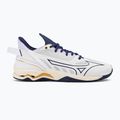 Vyriški rankinio bateliai Mizuno Wave Mirage 5 white/bribbon/mp gold 2