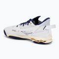 Vyriški rankinio bateliai Mizuno Wave Mirage 5 white/bribbon/mp gold 3