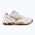 Moteriški rankinio bateliai Mizuno Wave Phantom 3 white/cabernet/mp gold 2