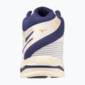 Vyriški tinklinio bateliai Mizuno Wave Voltage Mid white / blue ribbon / mp gold 8