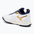 Moterų tinklinio bateliai Mizuno Wave Dimension white/blueribbon/mp gold 3