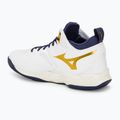 Tinklinio bateliai Mizuno Wave Dimension Mid white/blue ribbon/mp gold 3