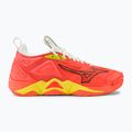 Vyriški tinklinio bateliai Mizuno Wave Momentum 3 neon flame / black / bolt2 neon 2