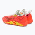 Vyriški tinklinio bateliai Mizuno Wave Momentum 3 neon flame / black / bolt2 neon 4