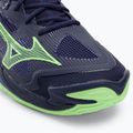 Vyriški tinklinio bateliai Mizuno Wave Momentum 3 evening blue / tech green / lolite 9