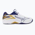 Vyriški tinklinio bateliai Mizuno Thunder Blade Z white / blue ribbon / mp gold 2