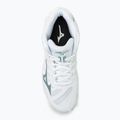 Moteriški tinklinio bateliai Mizuno Wave Voltage Mid white/glacial ridge/patina green 5