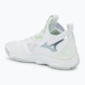 Moteriški tinklinio batai Mizuno Wave Momentum 3 Mid white/glacial/pantinagreen 3