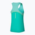 Moteriškas bėgimo tank topas Mizuno Aero Tank blue turquoise 2