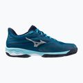 Vyriški teniso bateliai Mizuno Wave Exceed Light 2 AC moroccan blue / white / bluejay 9