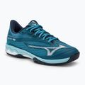 Vyriški teniso bateliai Mizuno Wave Exceed Light 2 AC moroccan blue / white / bluejay