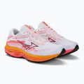 Moteriški bėgimo bateliai Mizuno Wave Rider 27 white/black/dubarry 5