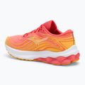 Moteriški bėgimo bateliai Mizuno Wave Skyrise 5 dubarry/ white/ citrus 3