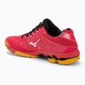 Vyriški tinklinio bateliai Mizuno Wave Voltage radiant red/white/carrot curl 3