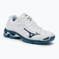 Vyriški tinklinio bateliai Mizuno Wave Voltage white/sailor blue/silver