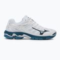 Vyriški tinklinio bateliai Mizuno Wave Voltage white/sailor blue/silver 2