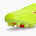 Vyriški futbolo batai Mizuno Morelia Neo IV Β Elite MD safety yellow/fiery coral 2/galaxy silver 9