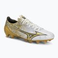 Vyriški futbolo batai Mizuno Αlpha Elite MD white/ge gold/black