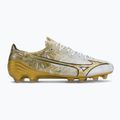 Vyriški futbolo batai Mizuno Αlpha Elite MD white/ge gold/black 2