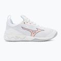 Moteriški tinklinio batai Mizuno Wave Luminous 2 white/navy peony/peach parfait 2