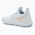Moteriški tinklinio batai  Mizuno Wave Momentum 3 white/ navy peony/ peach parfait 3