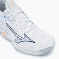 Moteriški tinklinio batai  Mizuno Wave Momentum 3 white/ navy peony/ peach parfait 7