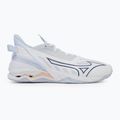 Moteriški rankinio bateliai Mizuno Wave Mirage 5 white/navy peony/peach parfait 2