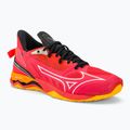 Vyriški rankinio bateliai Mizuno Wave Mirage 5 radiant red/white/carrot curl