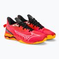 Vyriški rankinio bateliai Mizuno Wave Mirage 5 radiant red/white/carrot curl 4