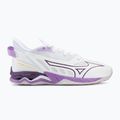 Moteriški rankinio bateliai Mizuno Wave Mirage 5 white/patrician purple/quince 2