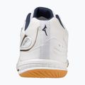 Mizuno Wave Drive 9 teniso bateliai balti/suknelės mėlyni/auksiniai 3
