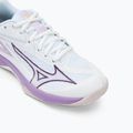 Vaikiški tinklinio batai Mizuno Lightning Star Z7 white/patrician purple/quince 7