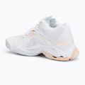 Moteriški tinklinio batai Mizuno Wave Lightning Z8 Mid white/aleutian/cloud pink 3