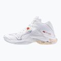 Moteriški tinklinio batai Mizuno Wave Lightning Z8 Mid white/aleutian/cloud pink 8