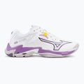 Moteriški tinklinio batai Mizuno Wave Lightning Z8 white/patrician purple/quince 2