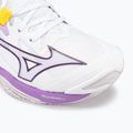 Moteriški tinklinio batai Mizuno Wave Lightning Z8 white/patrician purple/quince 7