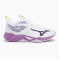 Moteriški tinklinio batai Mizuno Wave Dimension white/patrician purple/quince 2