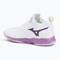 Moteriški tinklinio batai Mizuno Wave Dimension Mid white/patrician purple/quince 3