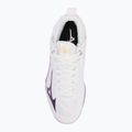 Moteriški tinklinio batai Mizuno Wave Dimension Mid white/patrician purple/quince 5