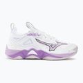 Moteriški tinklinio batai Mizuno Wave Momentum 3 white/patrician purple/quince 2