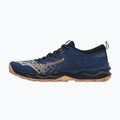 Moteriški bėgimo batai Mizuno Wave Daichi 8 estate blue/apricot ice/black