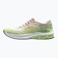 Moteriški bėgimo batai Mizuno Wave Skyrise 5 pristine/vibrant orange/mizuno neo lime 8